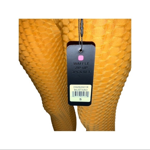 Massmode Waffle Zip Up 3 Piece Set - Picture 5 of 5